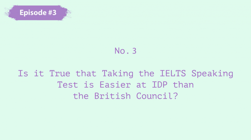 IELTS Speaking