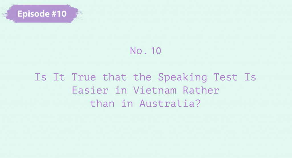 Thi IELTS Speaking