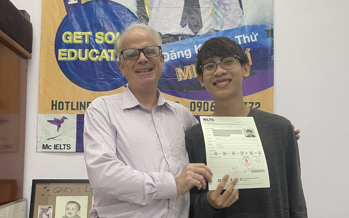 Học viên Phan Nguyễn Nam Dũng đạt 8.0 IELTS