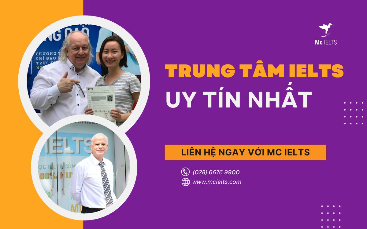 Mc IELTS - Địa điểm luyện IELTS uy tín và chất lượng với học phí hợp lý