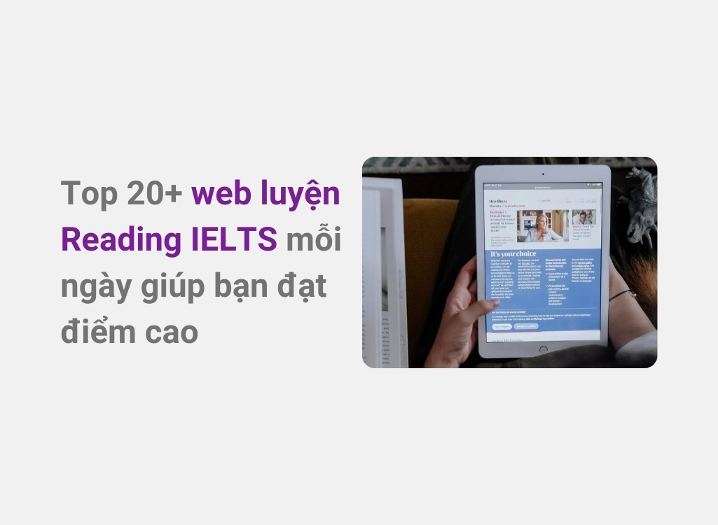 Web luyện Reading IELTS