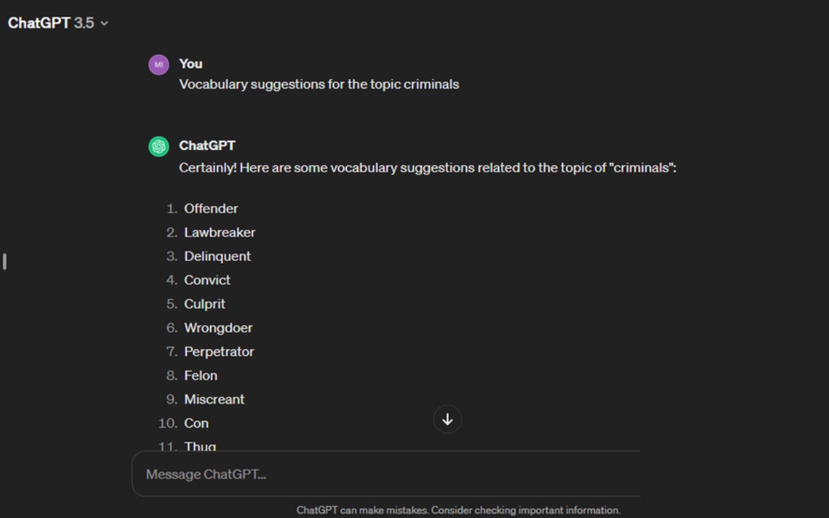 Cách sử dụng Chat GPT để học IELTS Vocabulary