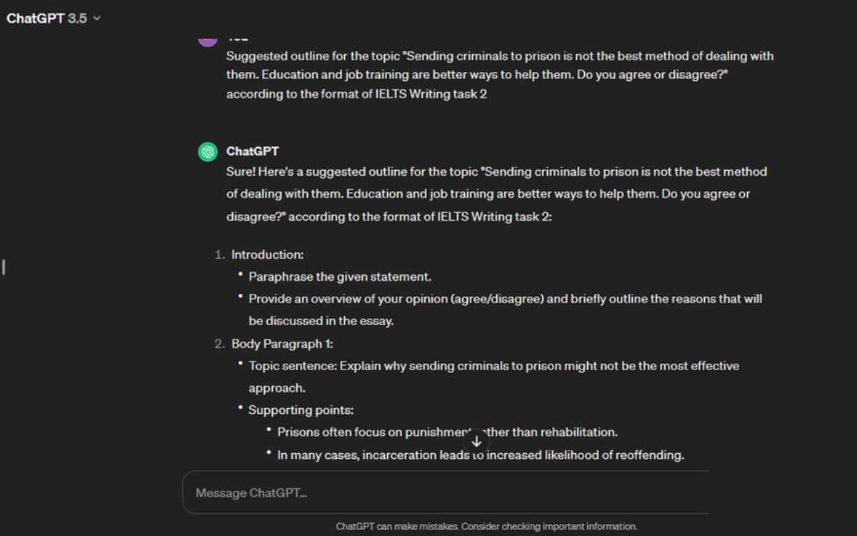 Cách sử dụng Chat GPT để lên outline cho bài viết