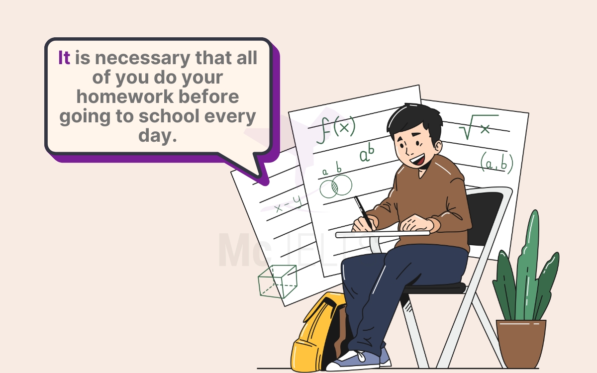 Ví dụ cấu trúc It thứ ba