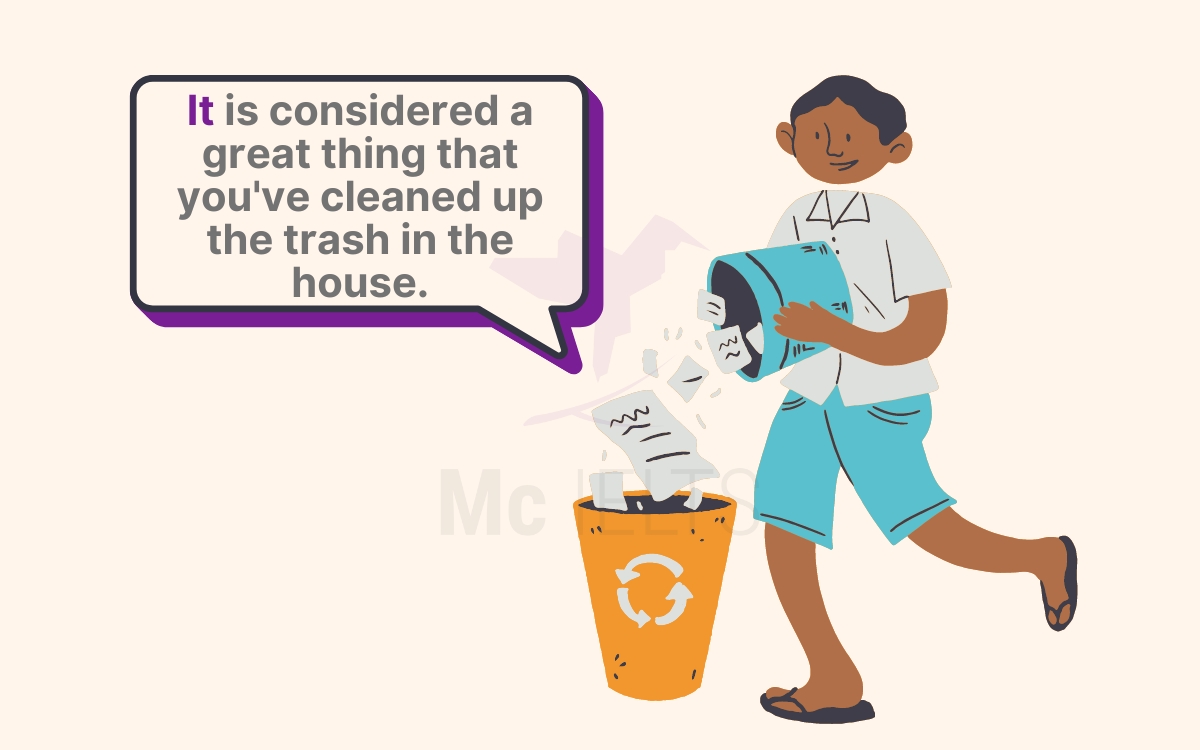 Ví dụ cấu trúc chủ ngữ giả It thứ tư