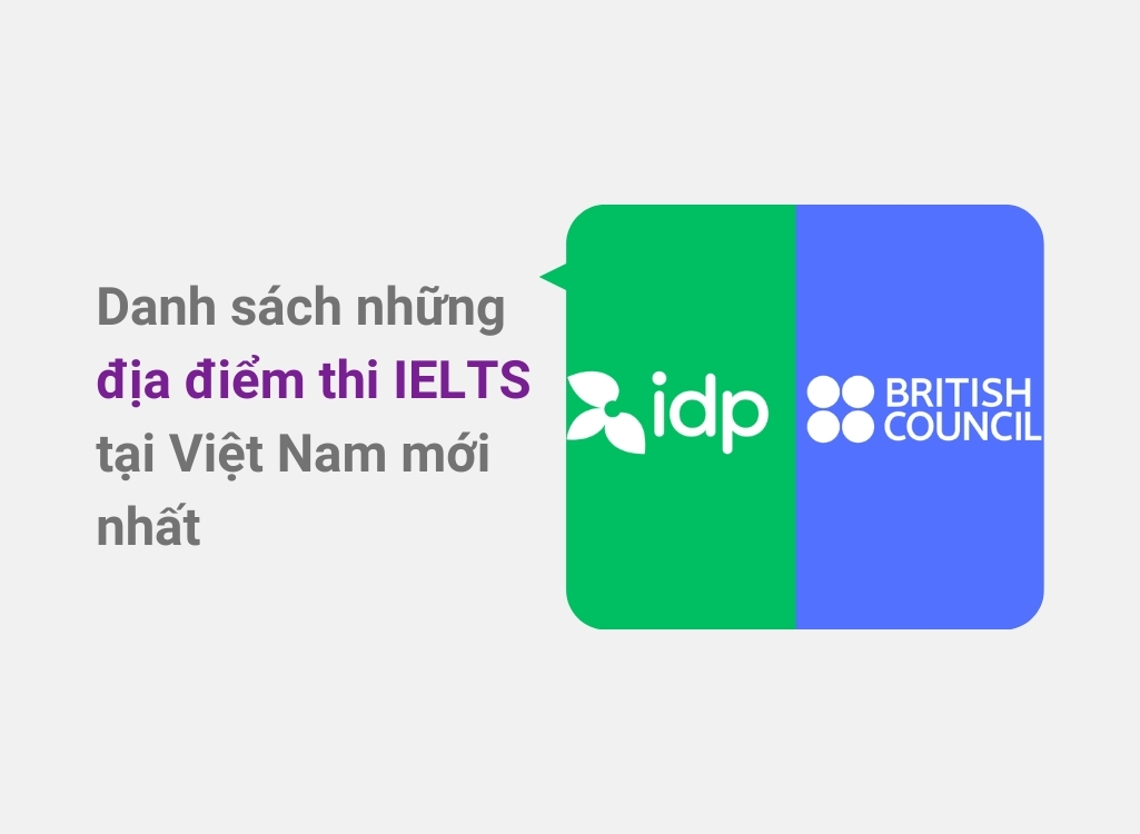 Địa điểm thi IELTS