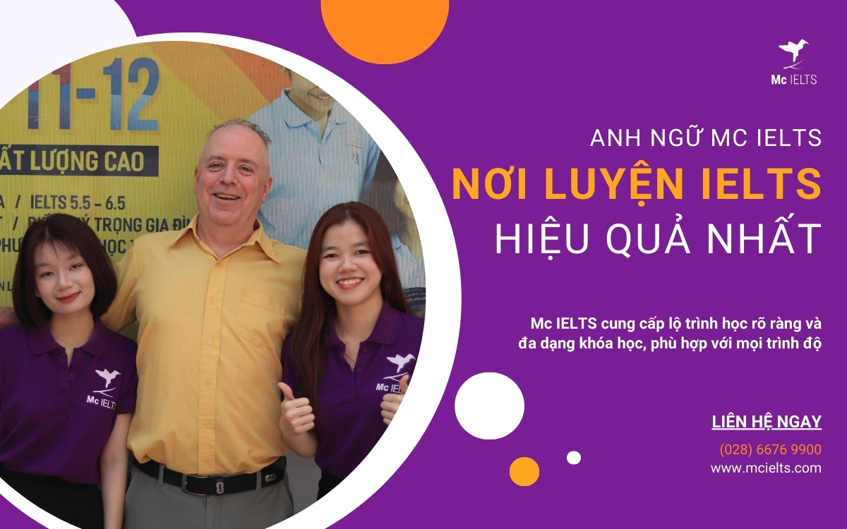 Đăng ký ngay khóa học tại Mc IELTS để nhận được những ưu đãi hấp dẫn