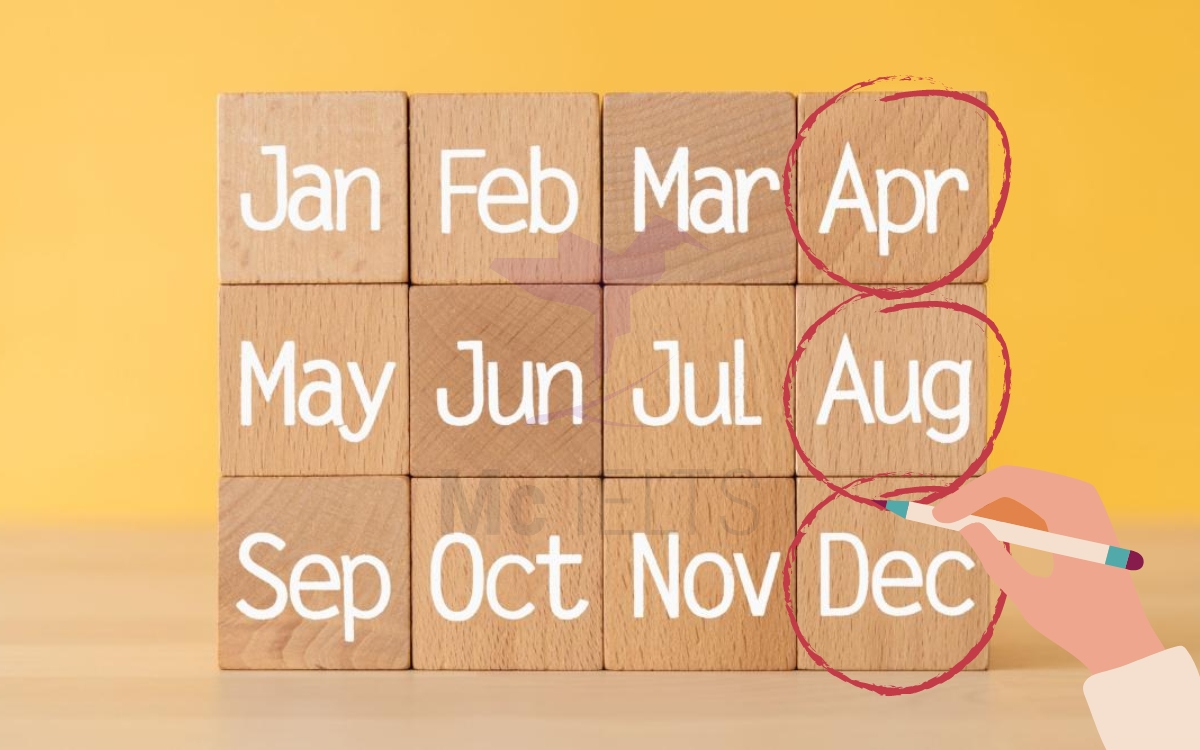 Nên đăng ký thi IELTS vào tháng mấy?