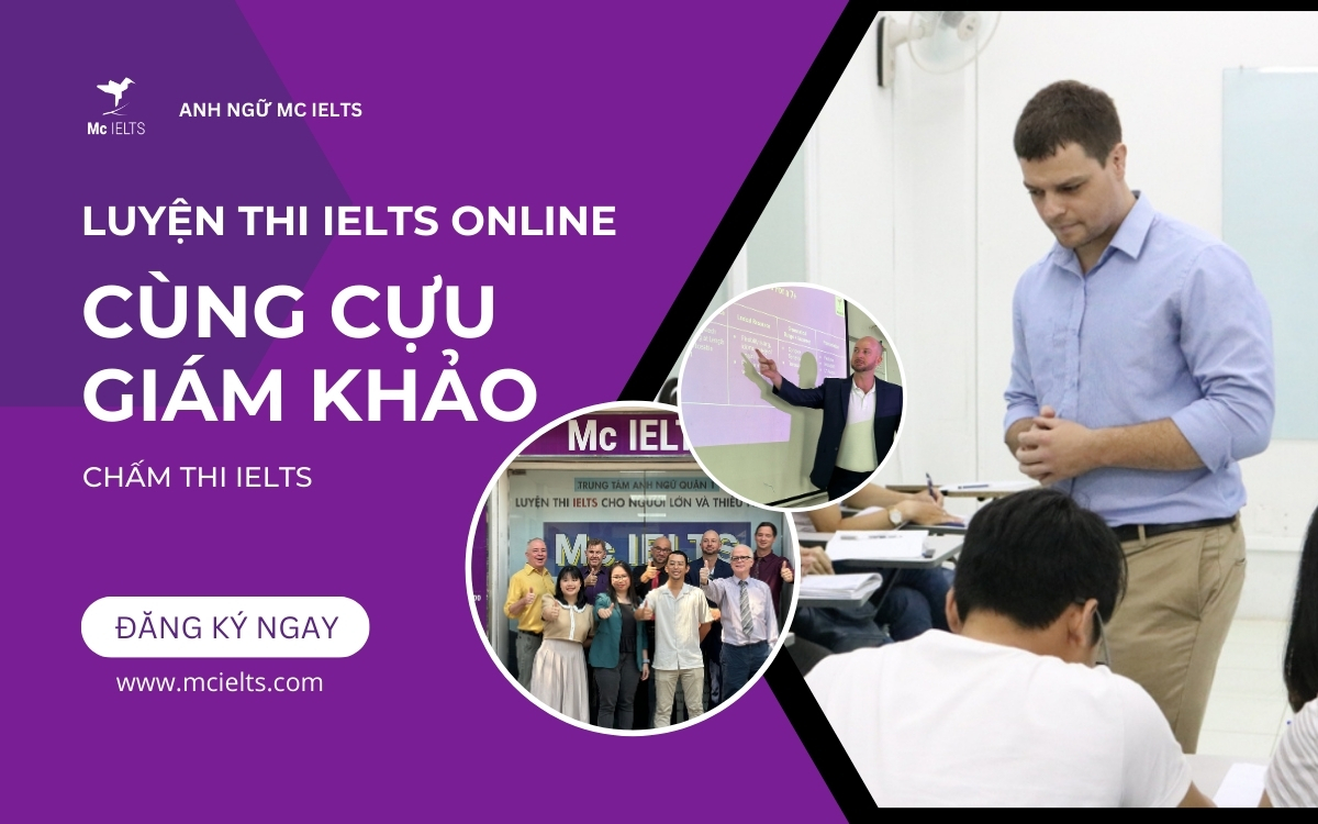 Khóa học Online của Mc IELTS hứa hẹn sẽ giúp bạn chinh phục điểm số mơ ước một cách hiệu quả