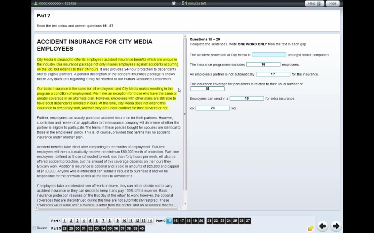 Tận dụng tối đa tính năng của việc thi IELTS trên máy tính