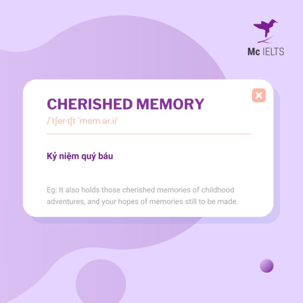 vocabulary-cherished-memory-topic-ielts-photography-speaking Vocabulary IELTS speaking topic photography