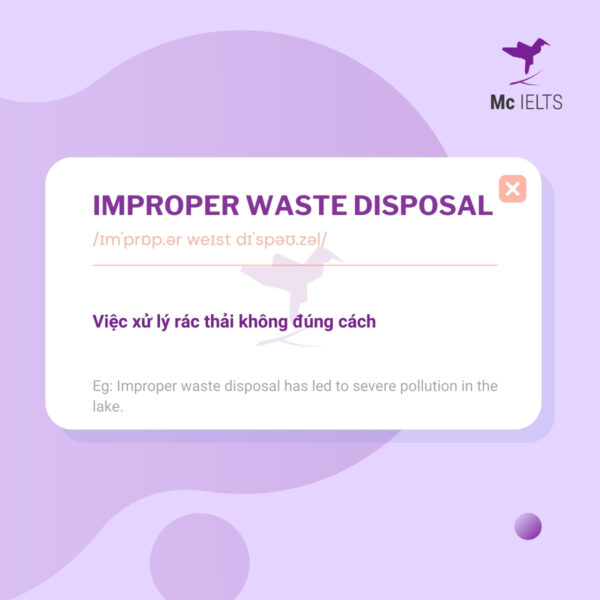 vocabulary-improper-waste-disposal-topic-ielts-pollution-speaking Vocabulary improper waste disposal topic Pollution