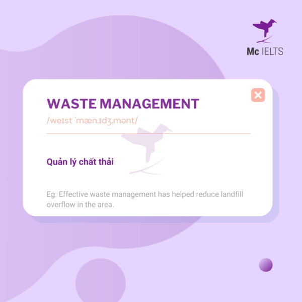 vocabulary-waste-management-topic-ielts-pollution-speaking Vocabulary waste management topic Pollution