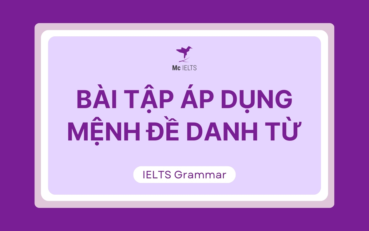 Bài tập áp dụng