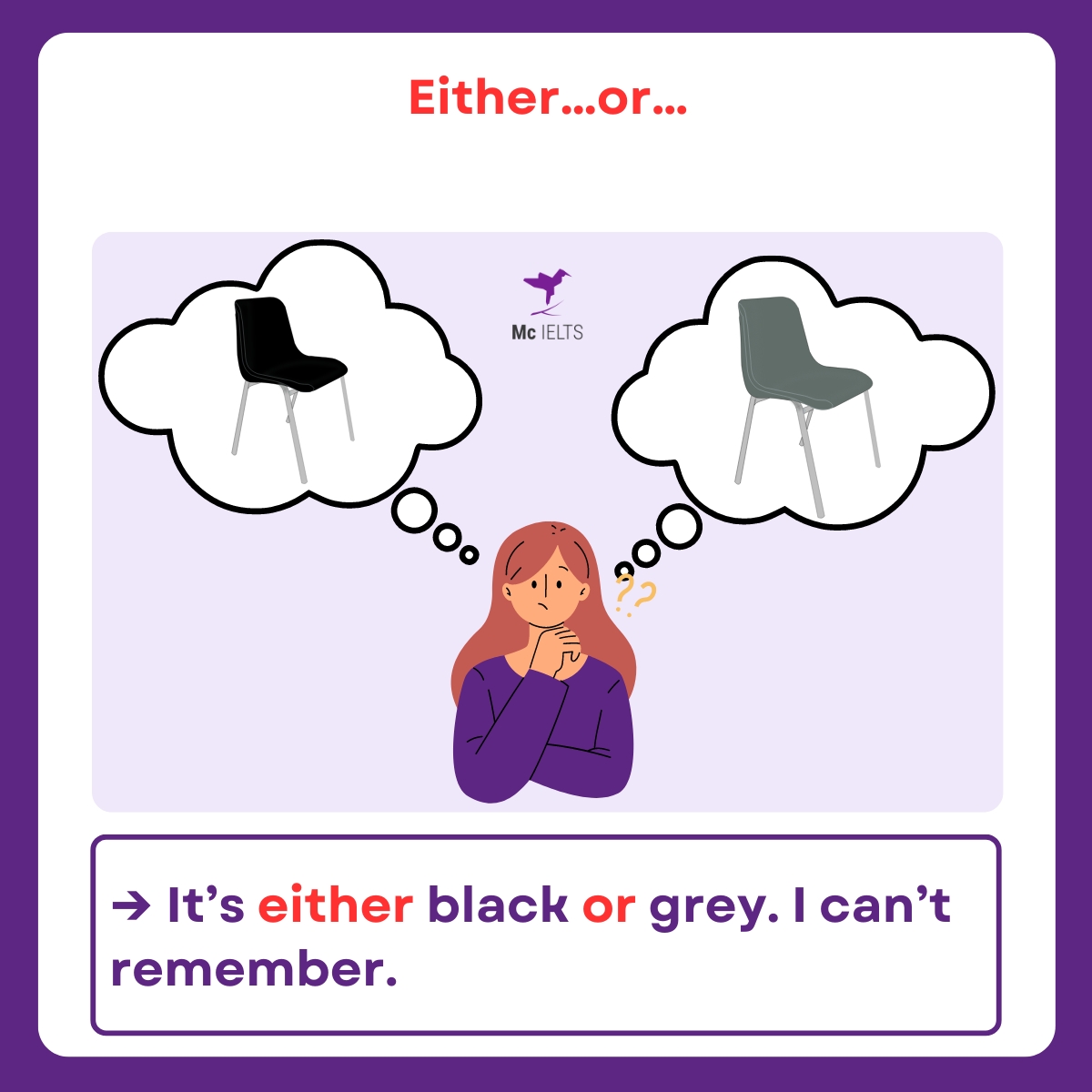 Ví dụ cấu trúc either neither: Either…or…