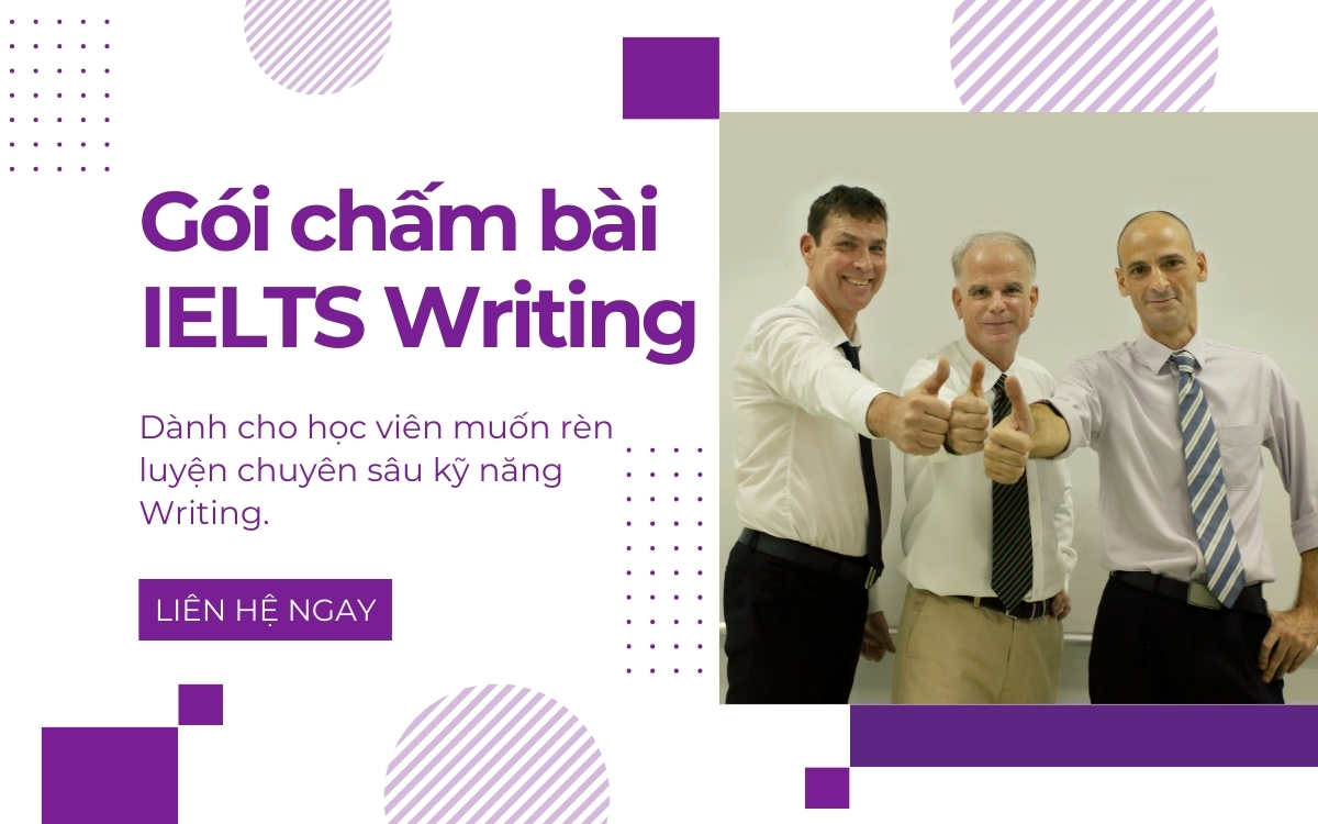 Gói chấm bàiS Writing uy tín