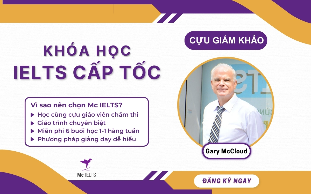 Tại sao khóa luyện IELTS cấp tốc tại Mc IELTS phù hợp với người mất gốc?
