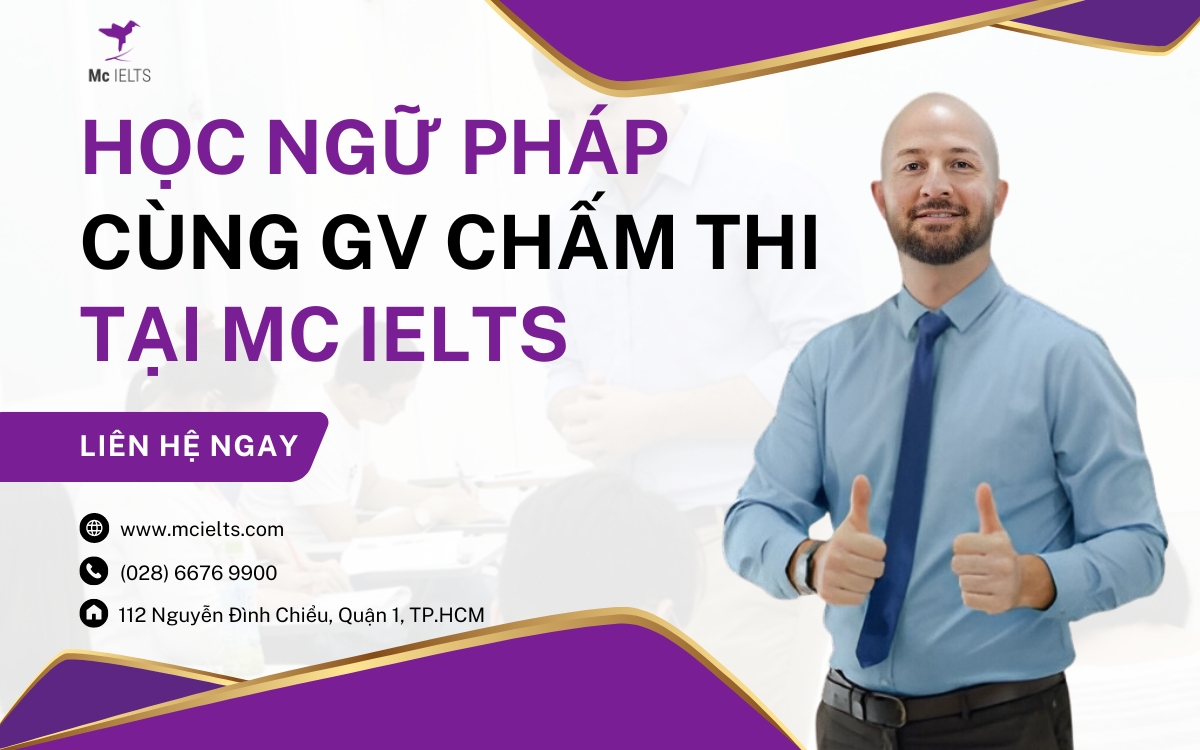 Mc IELTS cam kết sẽ cung cấp cho bạn những khóa học chất lượng cao