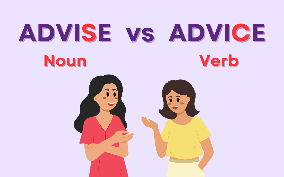 Phân biệt Advise với Advice