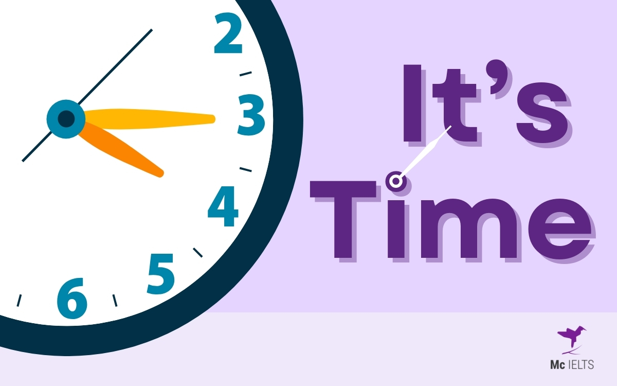 Tìm hiểu It's time là gì?