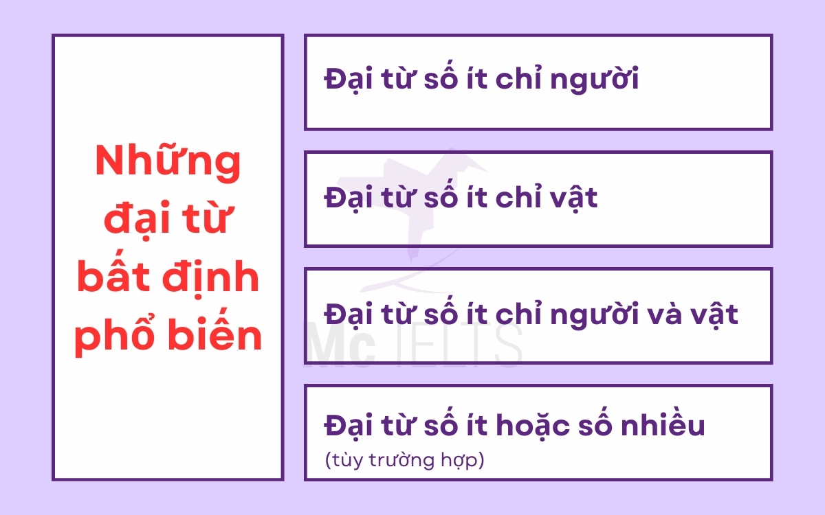 Tổng hợp các đại từ bất định trong tiếng Anh