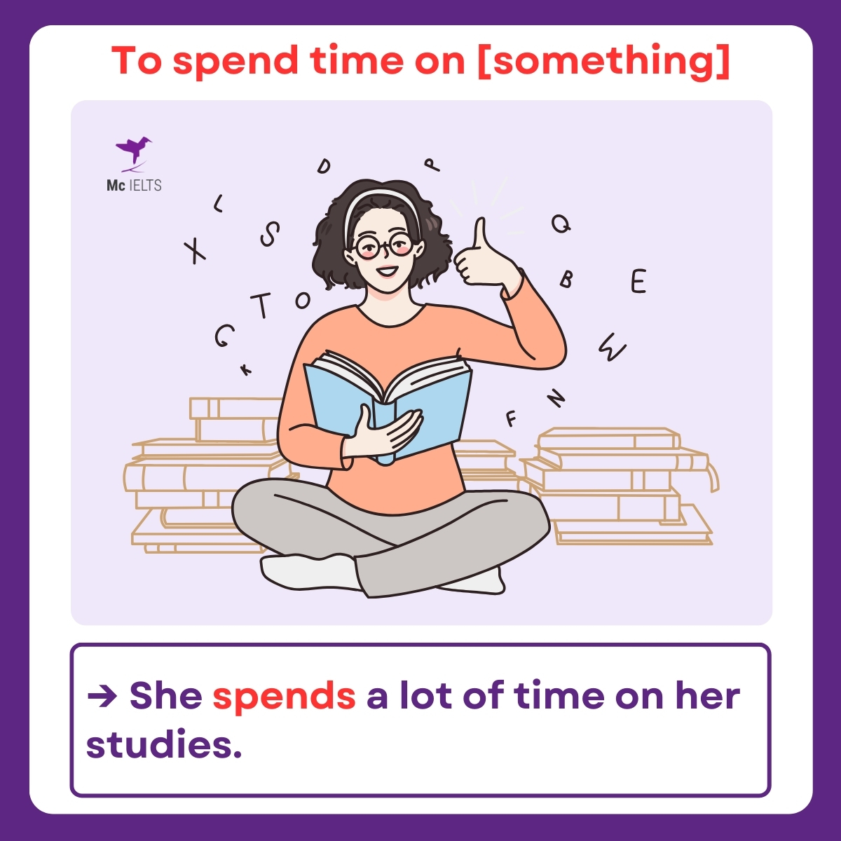 Ví dụ cấu trúc To spend time on [something]