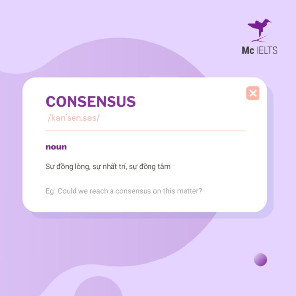 Vocabulary consensus topic Tell about childhood