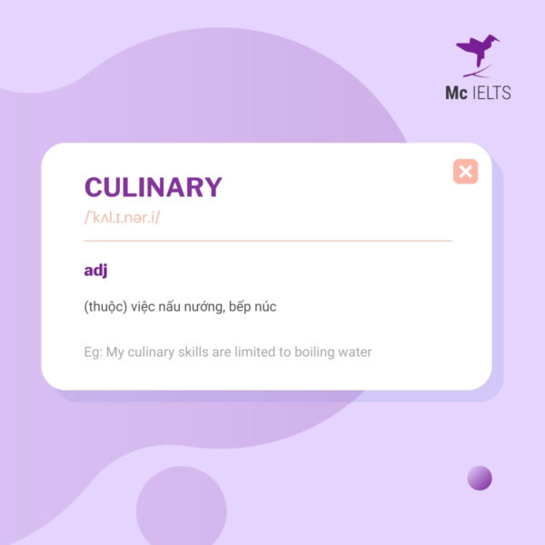 vocabulary-culinary-topic-ielts-festival-speaking Vocabulary culinary topic Festival