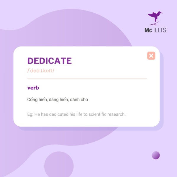 Vocabulary dedicate topic Weekend