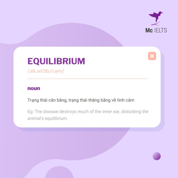 Vocabulary equilibrium topic Weekend