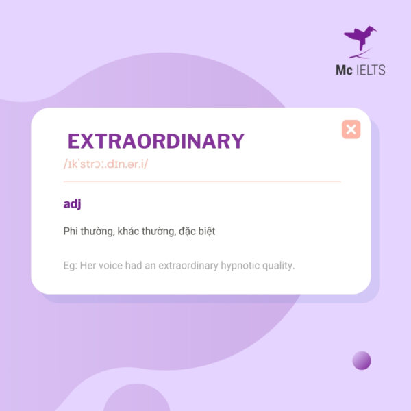 Vocabulary extraordinary topic Weekend