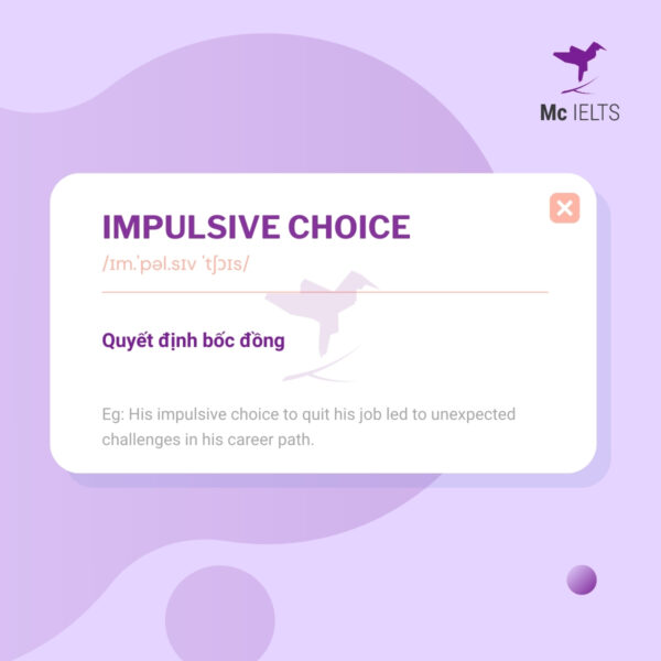 vocabulary-impulsive-choice-topic-ielts-decision-making-speaking Vocabulary impulsive choice topic Decision Making