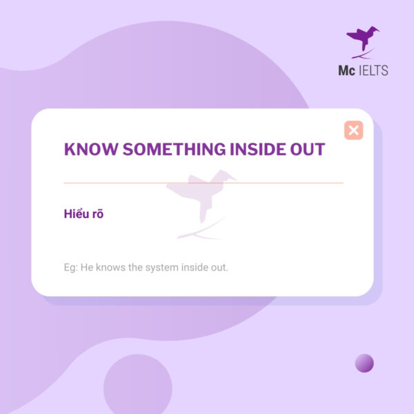 Vocabulary know something inside out topic Friends