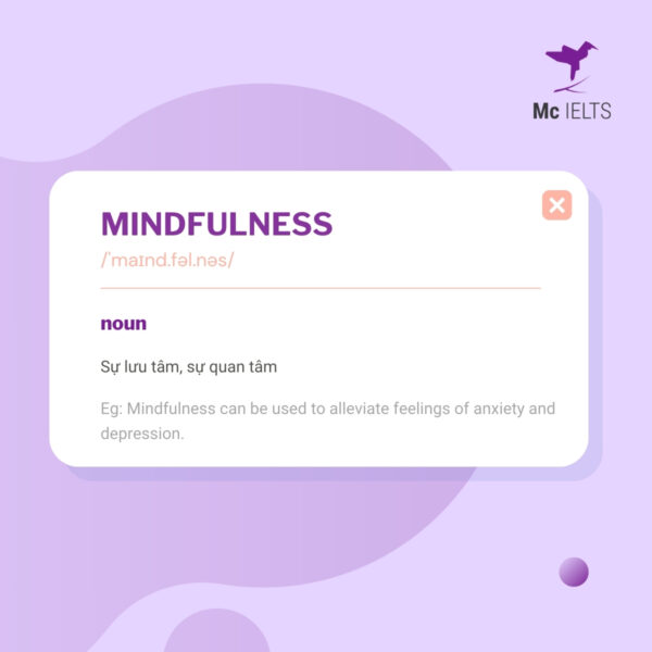 Vocabulary mindfulness topic Weekend