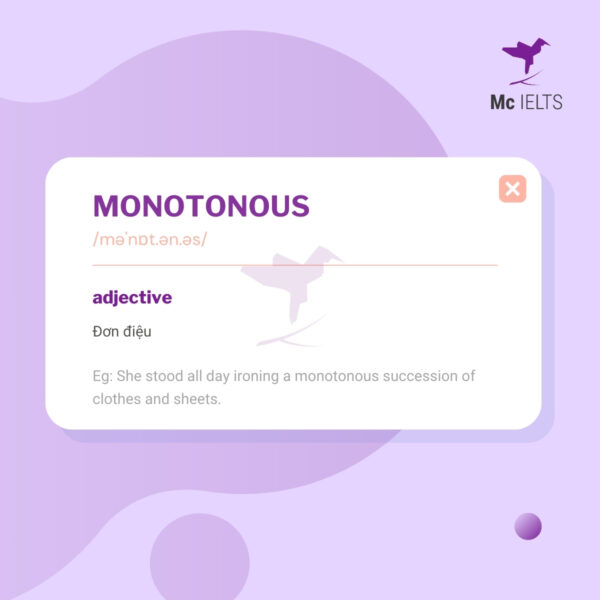 Vocabulary monotonous topic Social Media