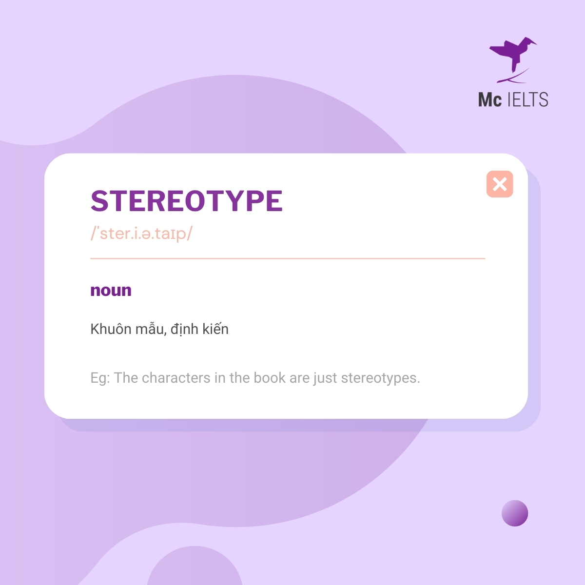 Vocabulary stereotype topic Housework and Cooking