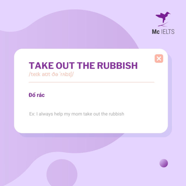 vocabulary-take-out-the-rubbish-topic-ielts-housework-and-cooking-speaking Vocabulary take out the rubbish topic Housework and Cooking