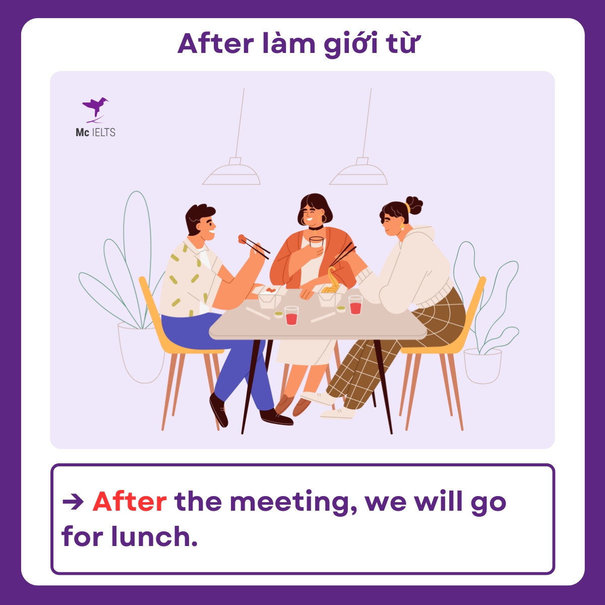 Với chức năng là giới từ