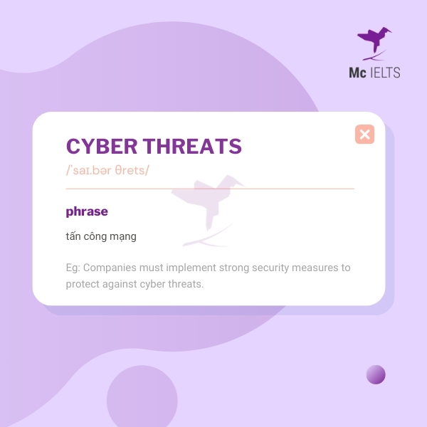 vocabulary-cyber-threats-topic-ielts-technology-speaking Vocabulary cyber threats topic Technology