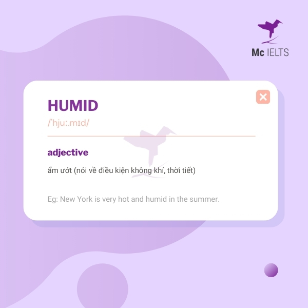 vocabulary-humid-topic-ielts-environment-speaking Vocabulary humid topic Environment
