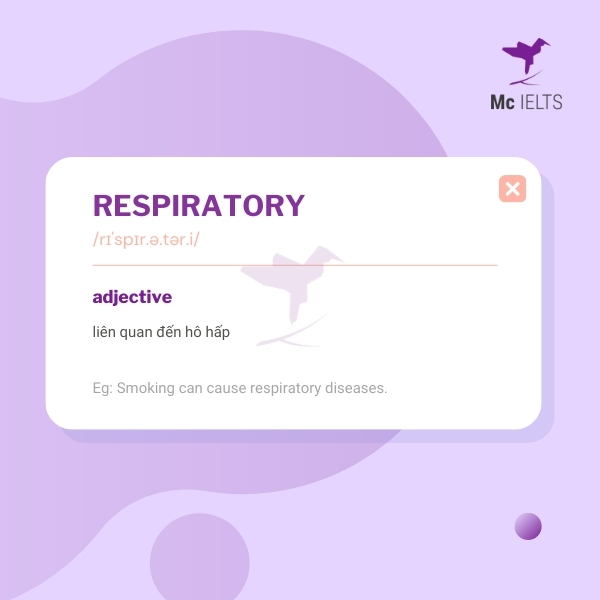 vocabulary-respiratory-topic-ielts-environment-speaking Vocabulary respiratory topic Environment