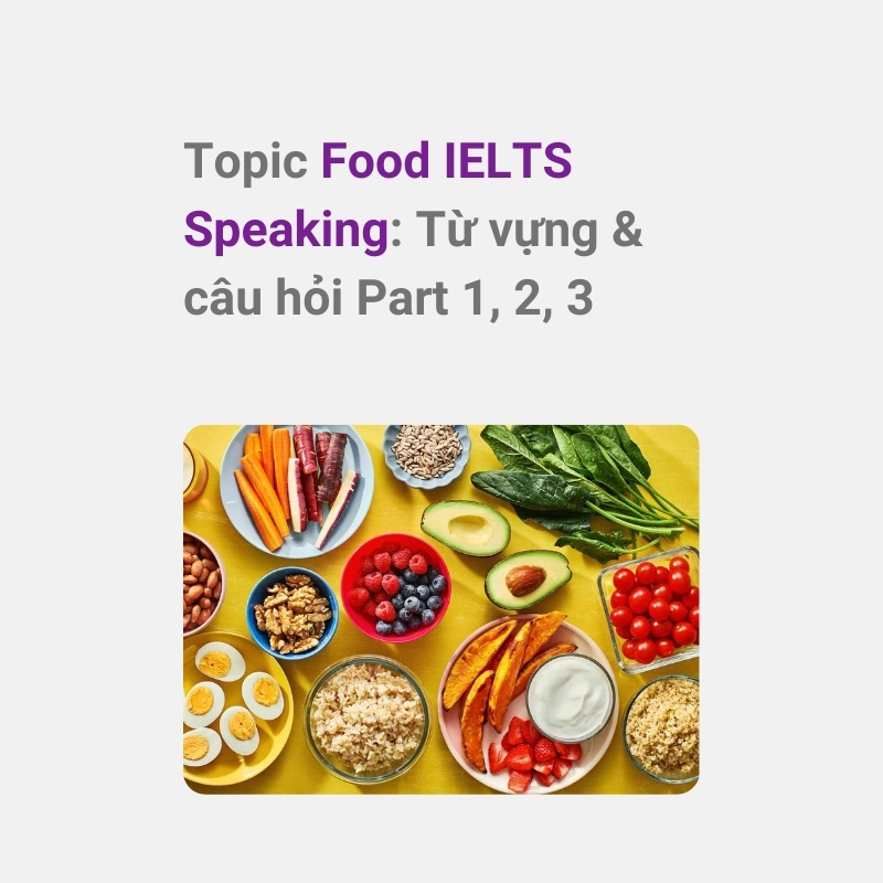 Food IELTS Speaking