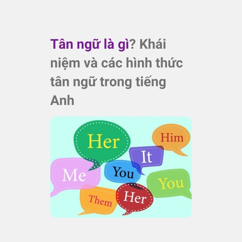 Tân ngữ là gì?