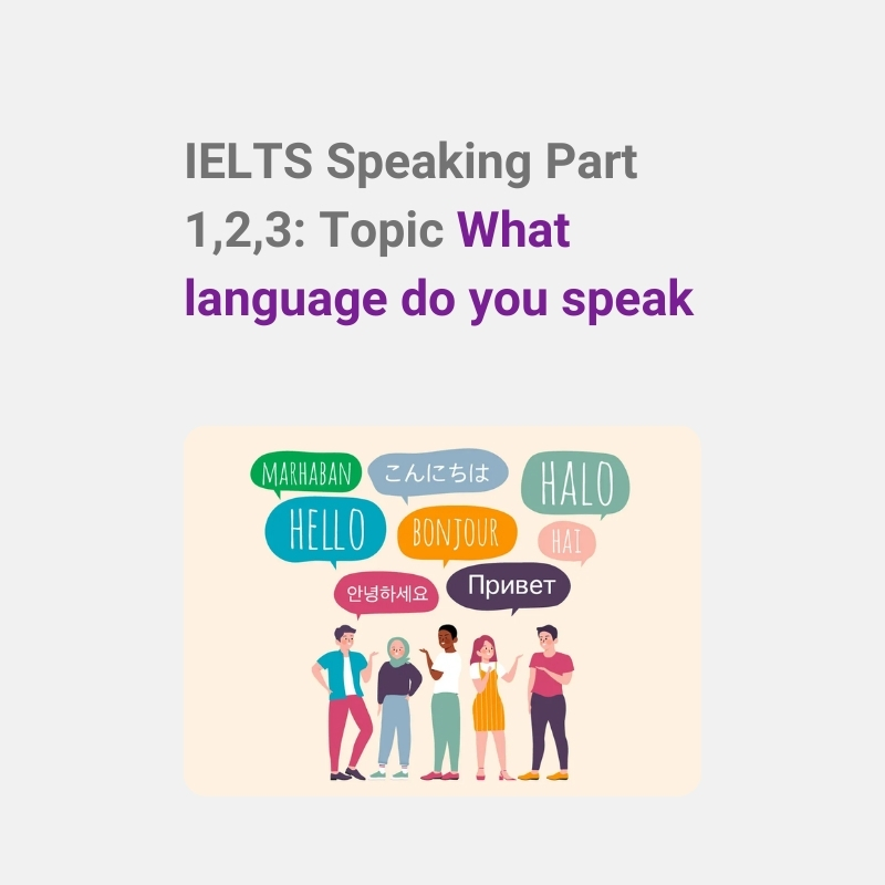 What language do you speak