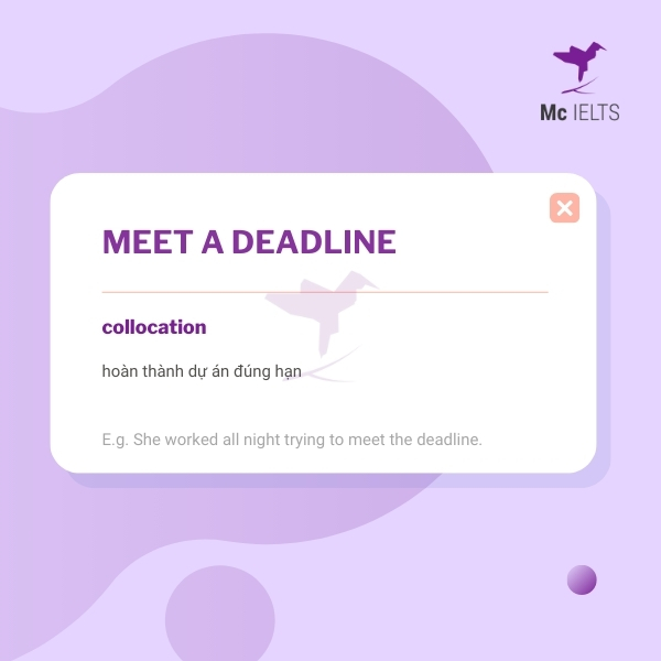 vocabulary-meet-a-deadline-topic-plans-time-management-ielts-speaking Vocabulary meet a deadline topic Plan & Time Management