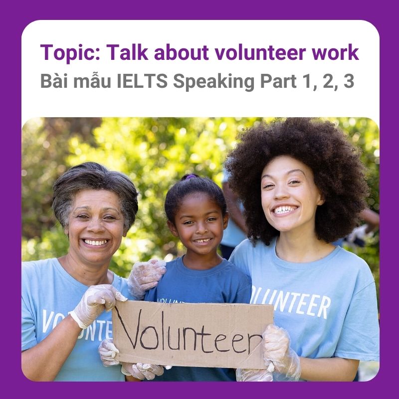 Talk about volunteer work