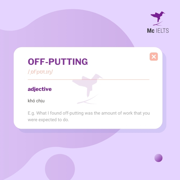 vocabulary-off-putting-topic-advertisement-ielts-speaking Vocabulary off-putting topic Advertisement