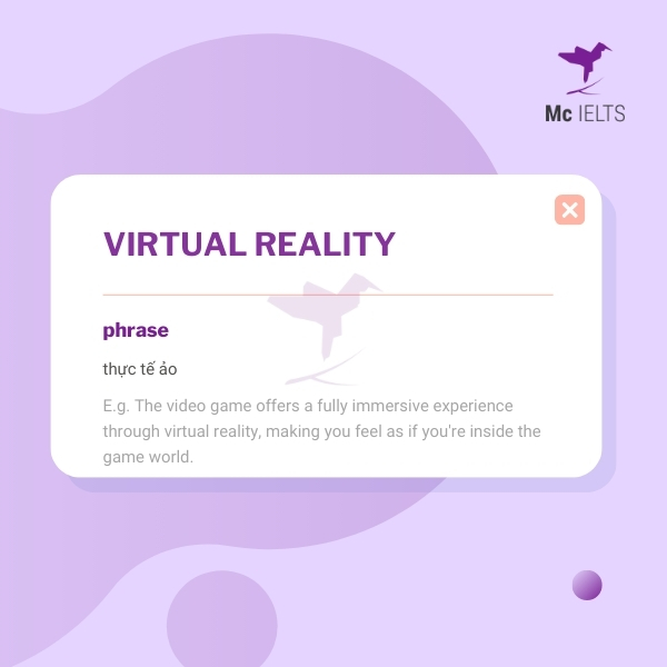 vocabulary-virtual-reality-topic-advertisement-ielts-speaking Vocabulary virtual reality topic Advertisement