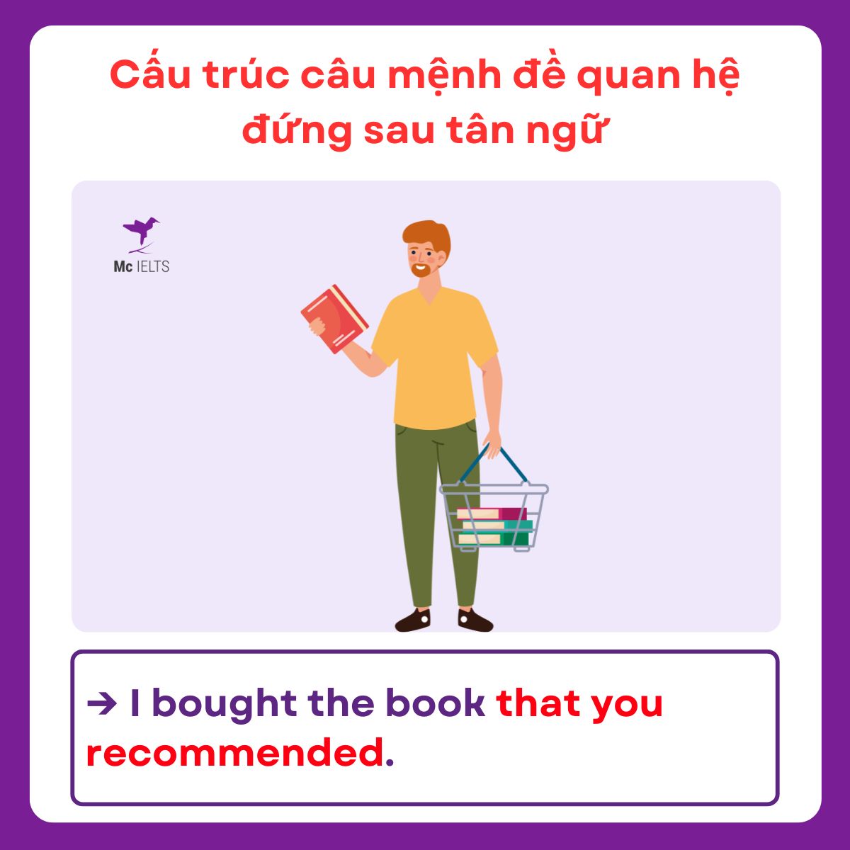 Ví dụ bài tập mệnh đề quna hệ đứng sau tân ngữ